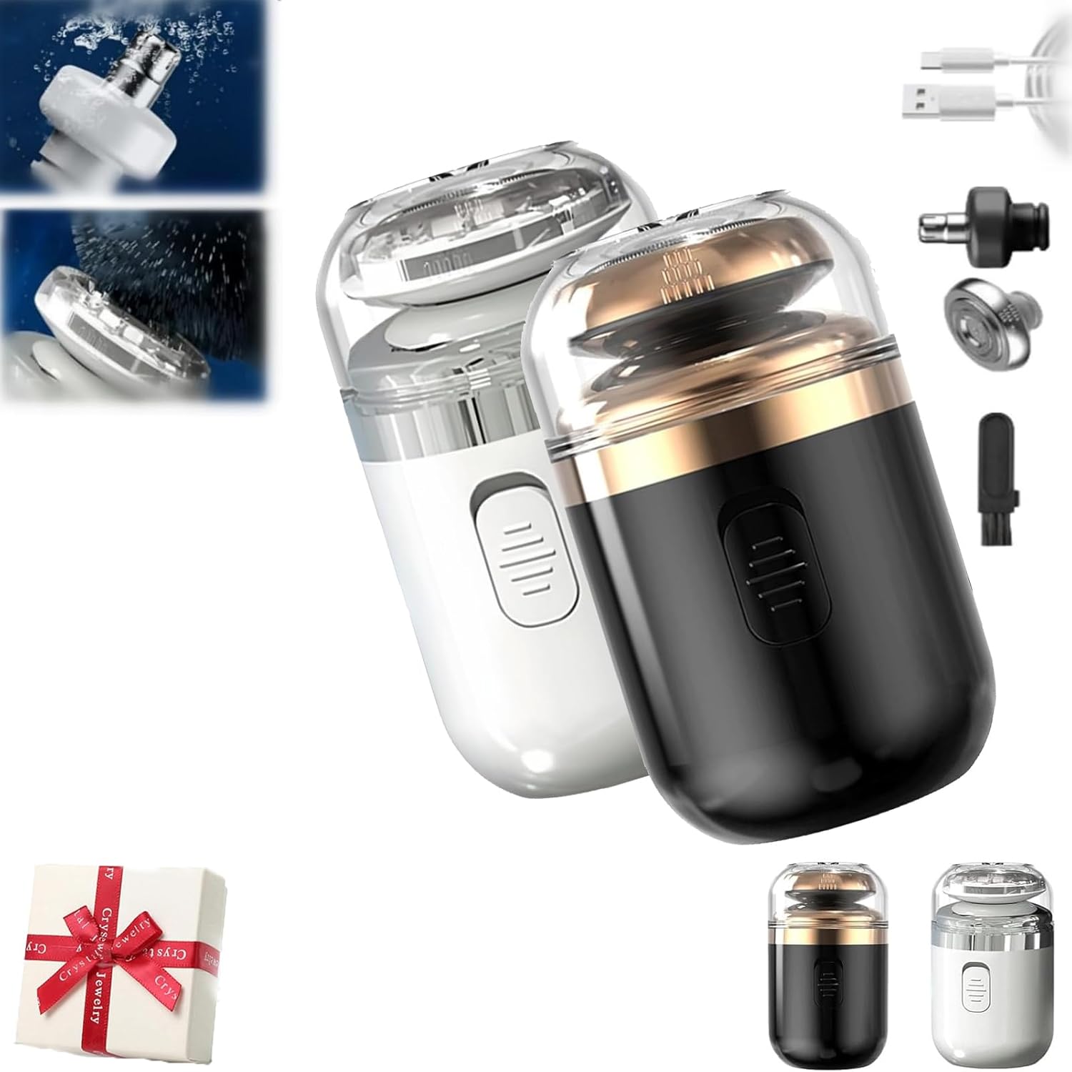 Aparat de Ras Portabil 2-in-1