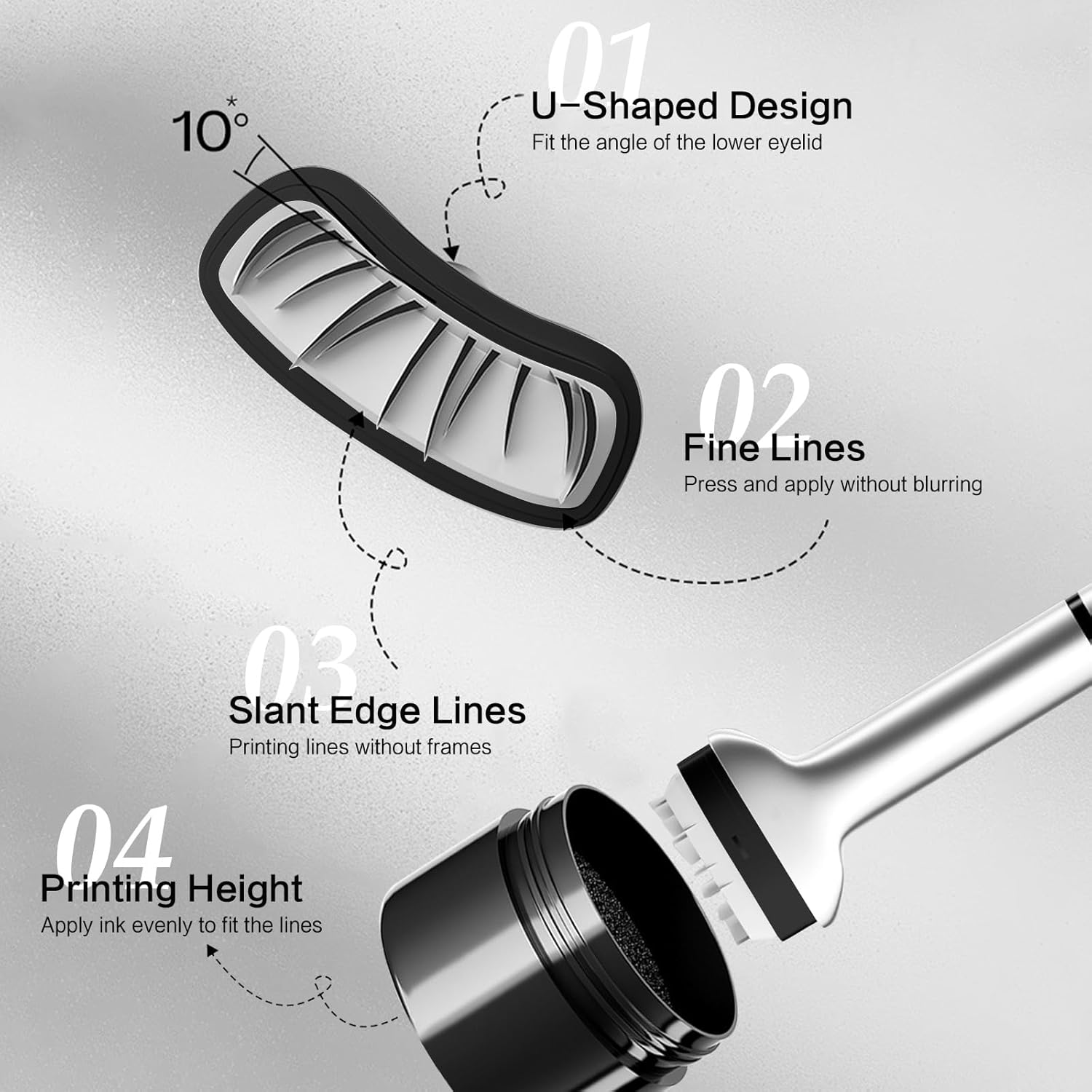 Eyeliner si Stampila Magică pentru Gene