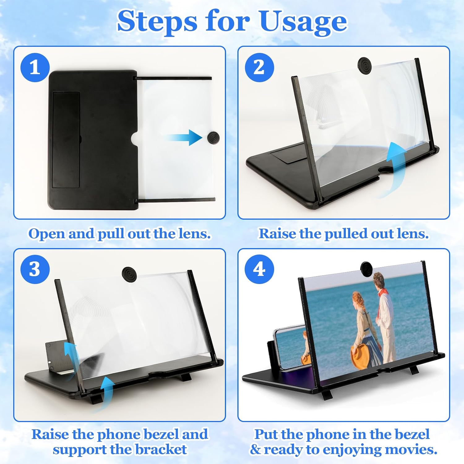 Amplificator Ecran Telefon 3D